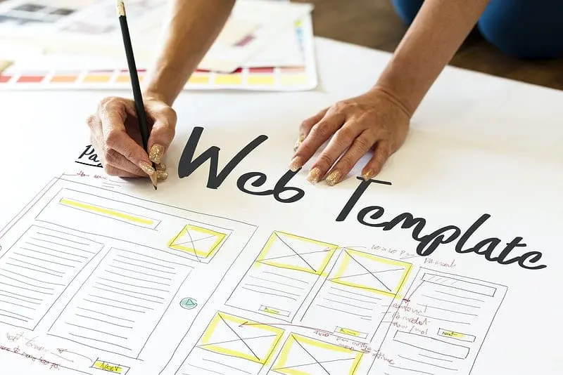 HOA Website Templates: Making Website Creation Easy and Cheap 1 hoa website template - picture of a person writing web template