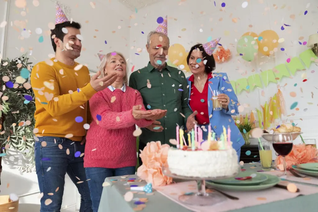 HOA Clubhouse: 5 Ways To Efficiently Manage Yours 1 People celebrating a birthday party at an HOA Clubhouse.