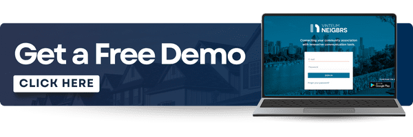 How to Start a Home Inspection Business in Florida: A Quick Guide With The 5 Steps To Success 2 A banner with the writing ''Get a Free Demo; Click here'' and an image of a computer screen on the Neigbrs portal, a software that helps you in a home inspection business in Florida.