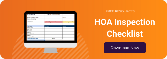 HOA Inspection Checklist