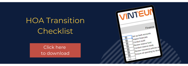 hoa transition checklist - click here to download