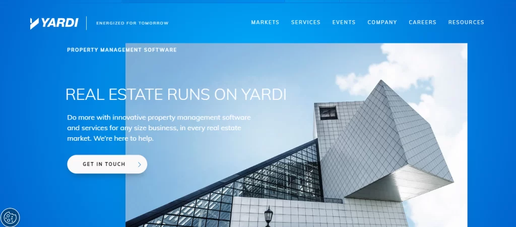 yardi website screenshot