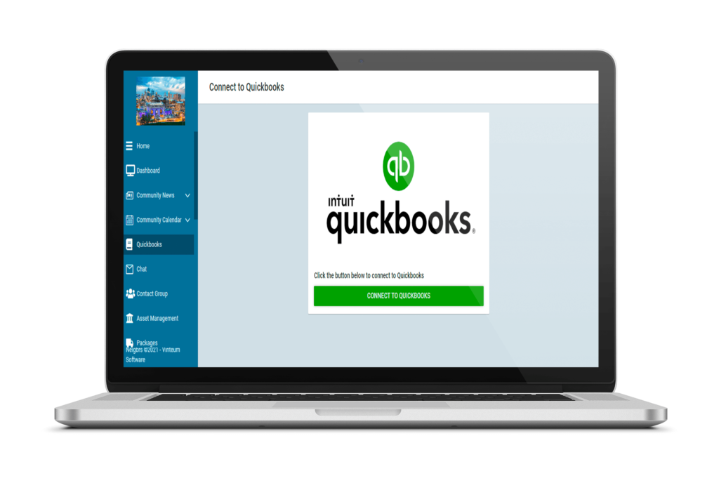 image of login page to quickbooks in neigbrs by vinteum