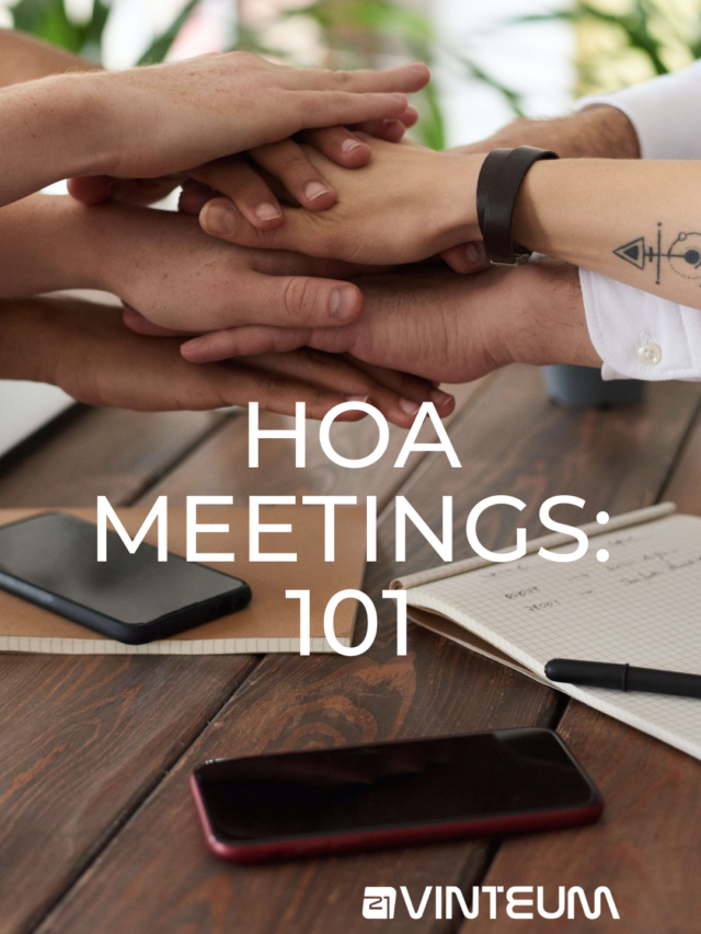 HOA Meetings 101