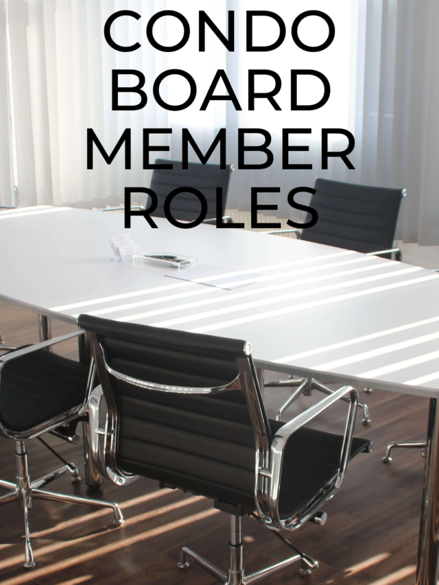 Condo Board Member Roles