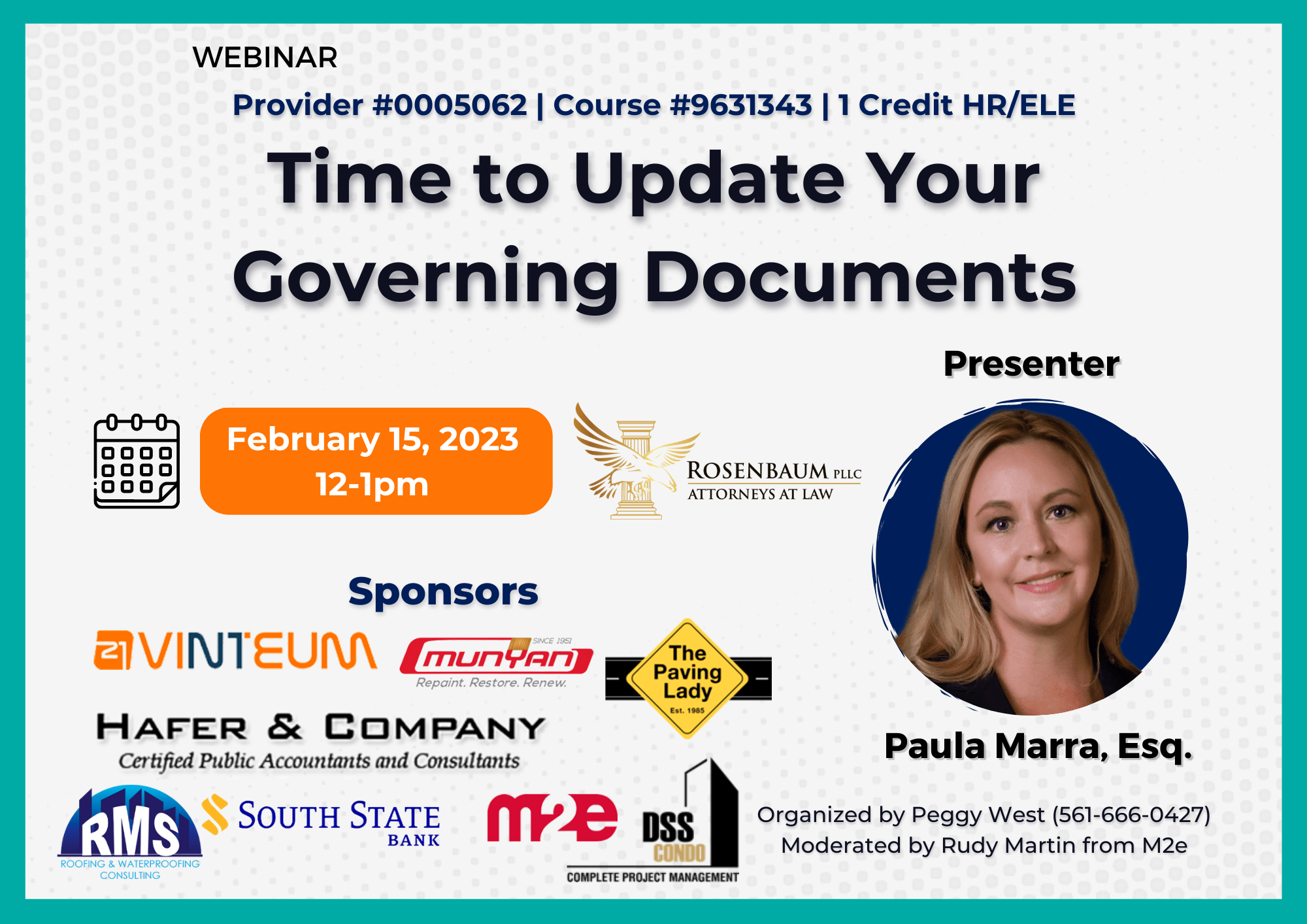 CE Class: Time to update your governing documents
