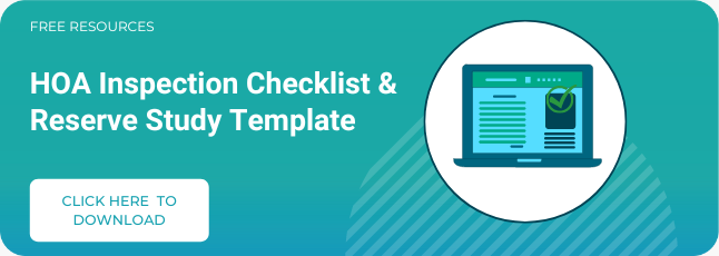 Preview of a downloadable HOA inspection checklist 