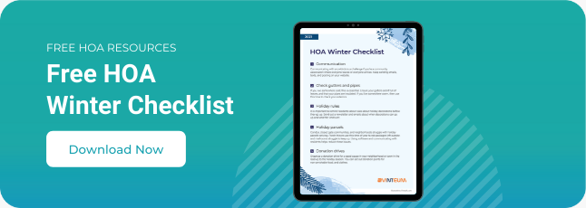 Preview of a downloadable HOA winter checklist