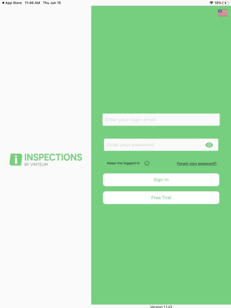 Inspections by Vinteum iPad screenshot