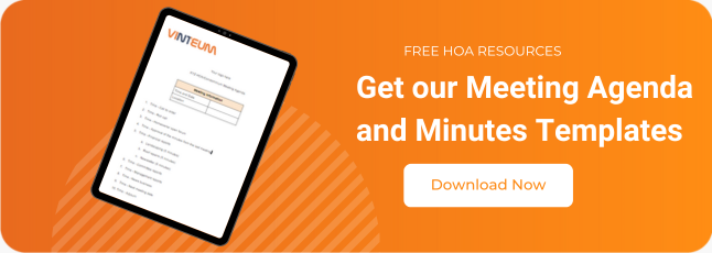 Free HOA Meeting Minutes and Agenda Template Download: Click the image to access these valuable resources.