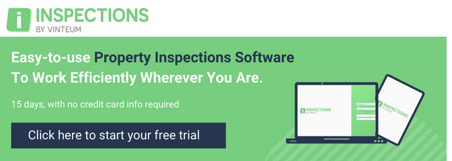 Click on the image to start a free trial of Inspections by Vinteum