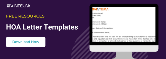 Click on the image to download free HOA letter templates