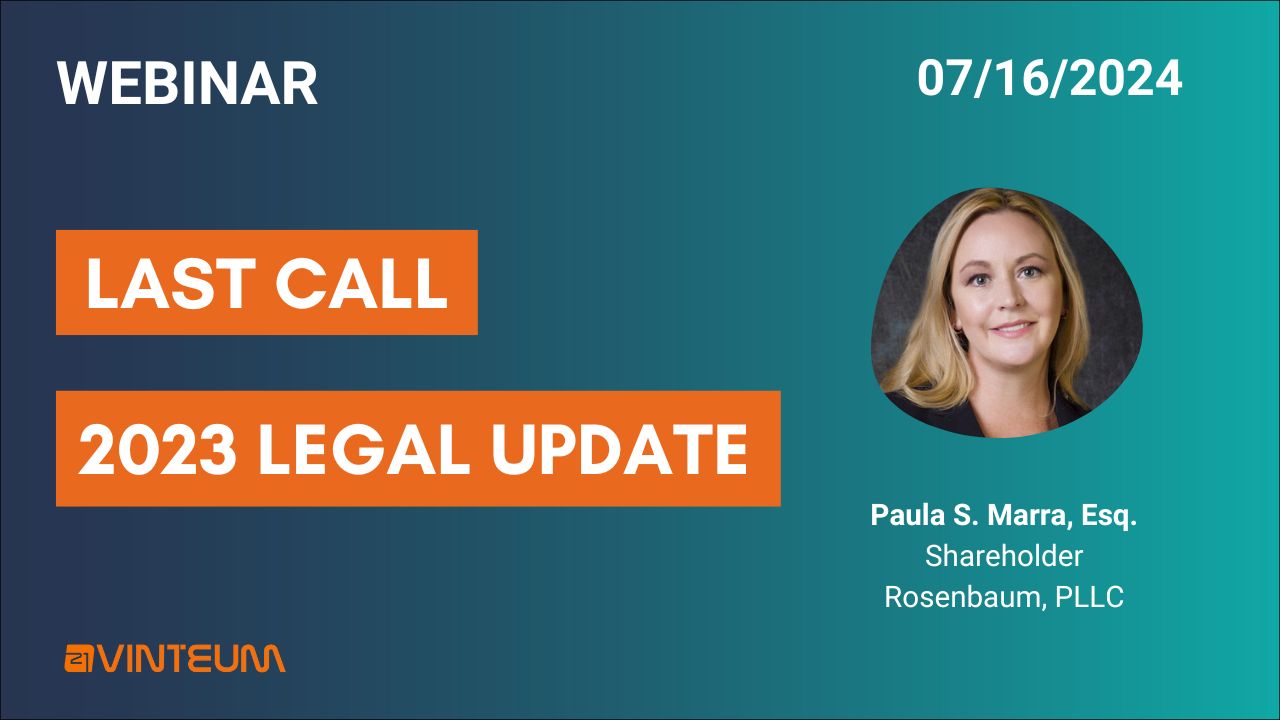 Last Call 2023 Legal Update