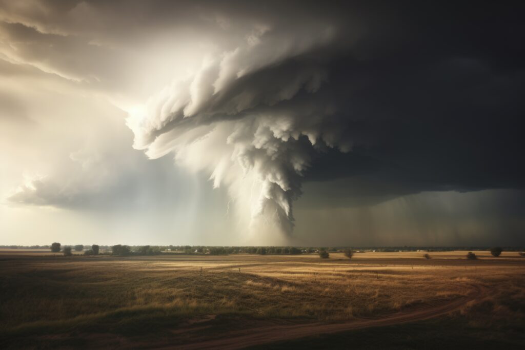 view apocalyptic dark clouds