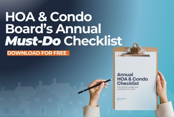 HOA & Condo Board’s Annual Must-Do Checklist