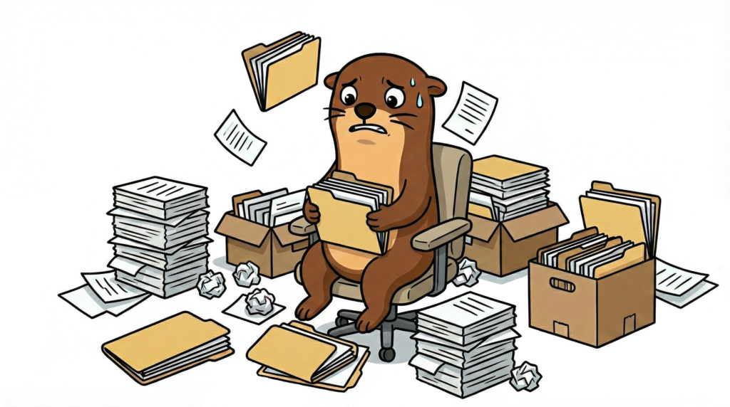 HOA Strategic Planning: The 4 Essential Pillars That Actually Work 1 hoa strategic planning - Otto organizing files