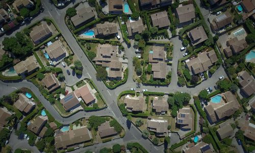 HOA Asset Management - Drone Image of a Neighborhood