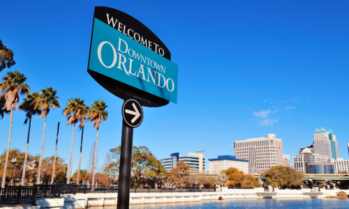 A captivating image of Orlando representing HOA management companies in Orlando.