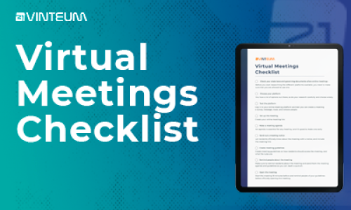 HOA Virtual Meetings Checklist